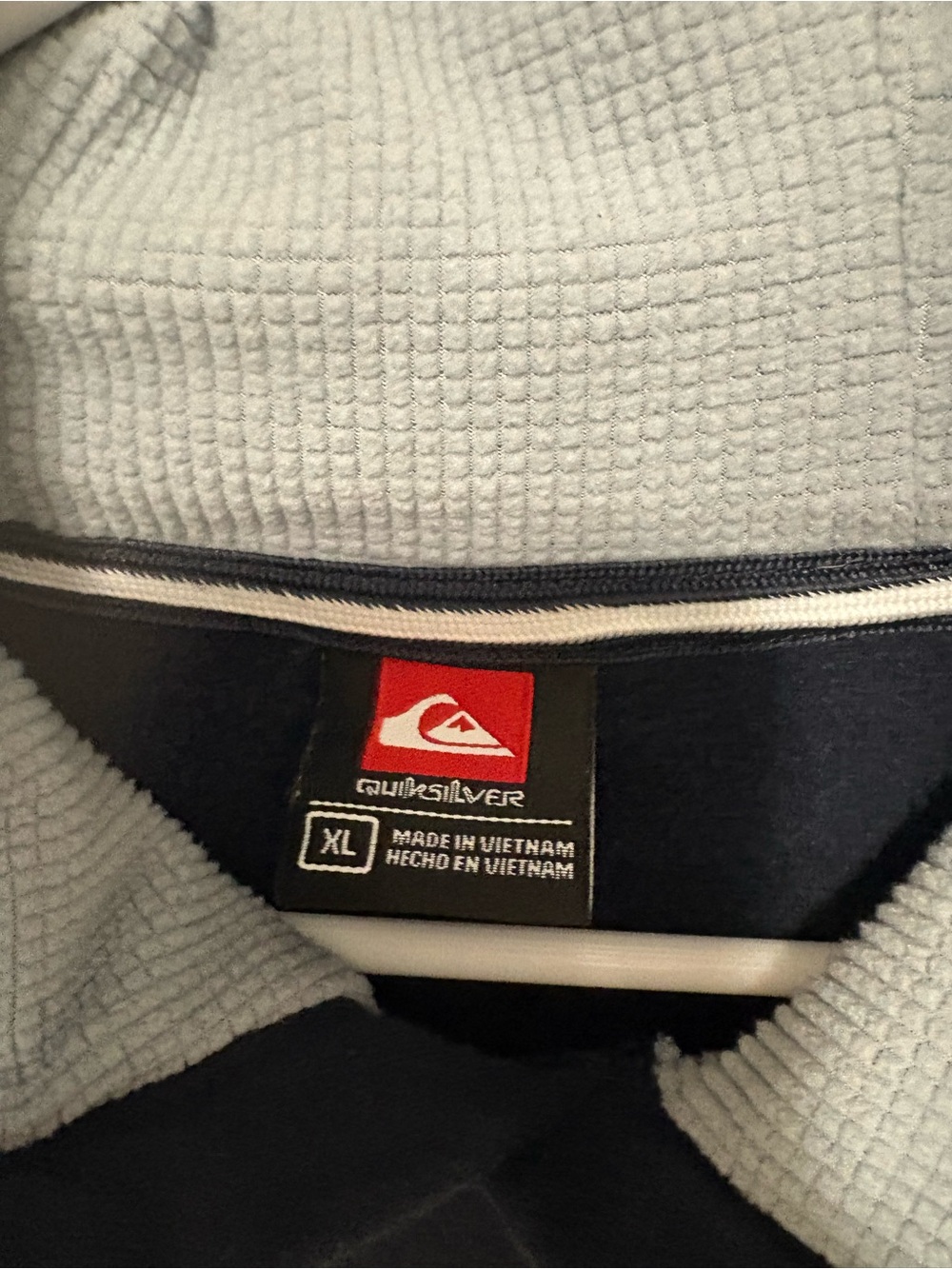 Quiksilver Men's Dark Navy Pullover Hoodie - Picture 3 of 5